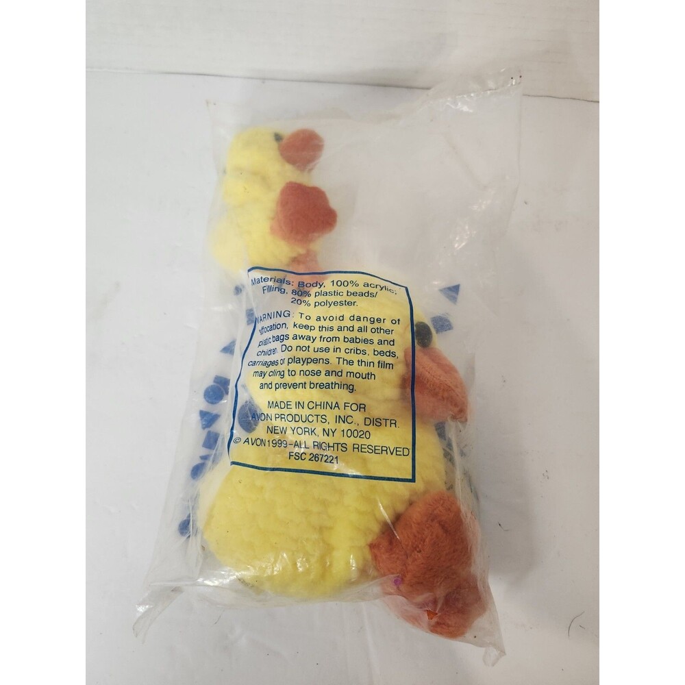 Avon Full O Beans Paddles the Duck & Little Paddles April Birthstone Sealed 2000
